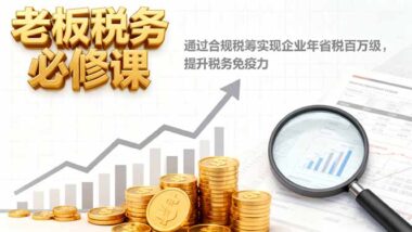 从阿里上市到行业节税-老板必知的税务全攻略
