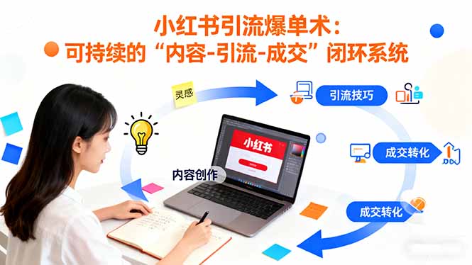 图片[1]-1人10号矩阵运营-小红书引流变现实战课-爱分享资源网
