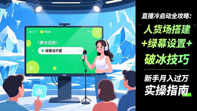 图片[1]-零基础必看-直播运营陪跑训练营-带你月入1 - 3万