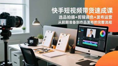 手把手教你玩转快手带货-从选品到爆单全攻略-爱分享资源网