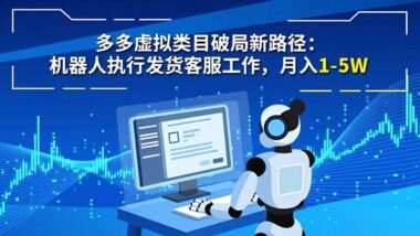 多多虚拟类目带你开启稳定赚钱之旅-爱分享资源网