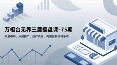淘宝操盘手速看-三层销量布局-精准推广实现高ROI-爱分享资源网