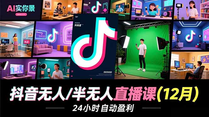 图片[1]-直播玩法-半无人-纯无人等玩法及起号攻略