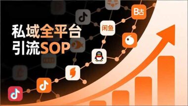 私域引流全攻略：抖音、快手、小红书等平台一网打尽-爱分享资源网