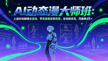 零基础学漫剧-3天掌握全链路创作变现秘籍-爱分享资源网