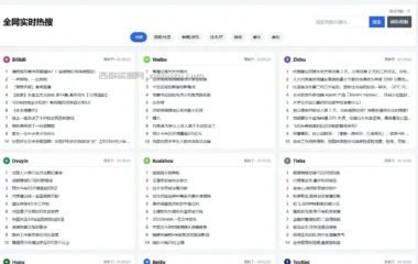 热搜聚合网站完整源码-极速加载+深度SEO优化+全功能一网打尽