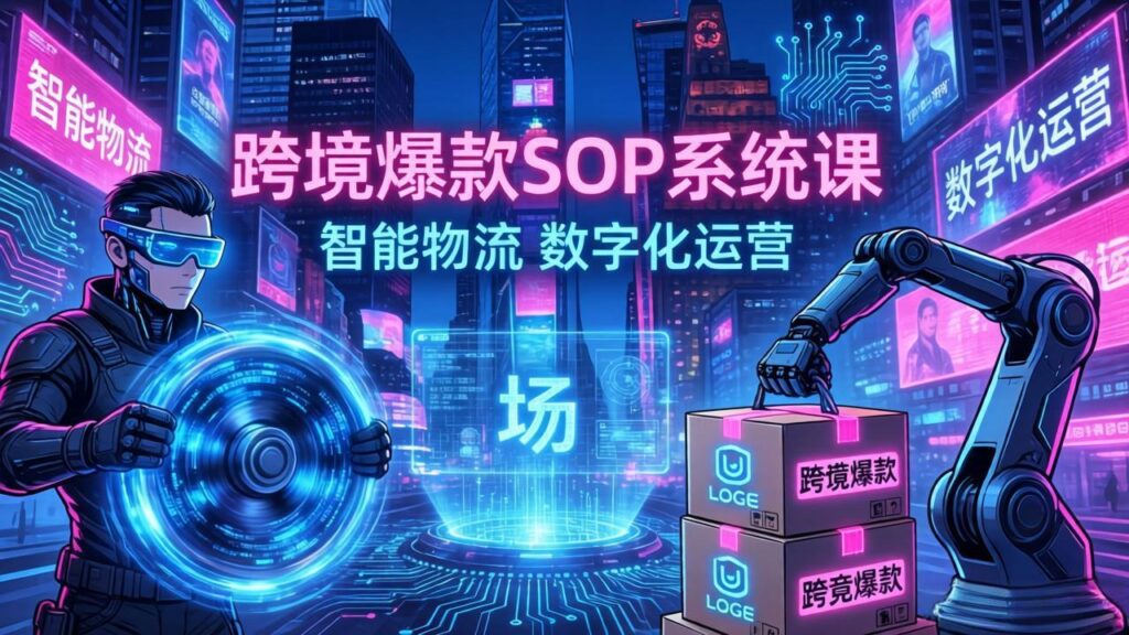 图片[1]-跨境爆款SOP系统全攻略：内容飞轮×精准投放×AI自动化-解密人货场黄金公式-爱分享资源网