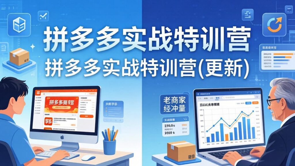 图片[1]-拼多多实战特训营全攻略-新手老商家速来抄作业