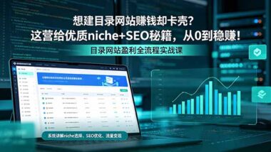 想靠目录网站赚钱却总碰壁-揭秘niche+SEO黄金组合-轻松实现从0到暴利