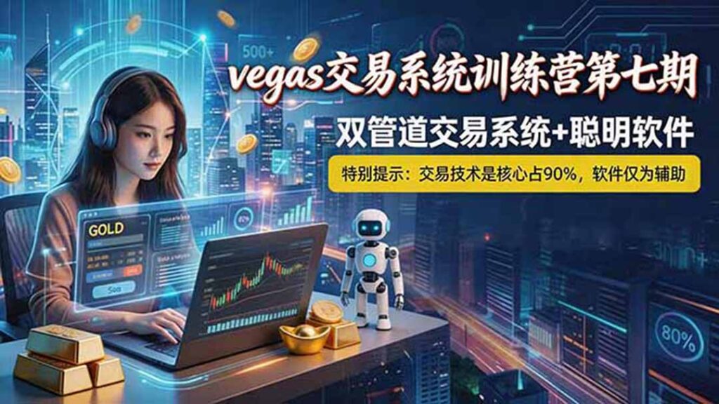 图片[1]-黄金期货稳赚秘籍：Vegas交易技术+智能软件-小白日赚50-1000U-长期稳定收益