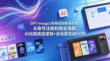GPT-Image2保姆级教程：零基础7天学会AI出图-从账号注册到商业海报全流程实战SOP（附底层逻辑）-爱分享资源网