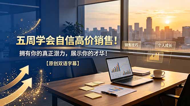图片[1]-从不敢报价到成交高手：5周自信高价销售法则-释放你的赚钱潜力-爱分享资源网